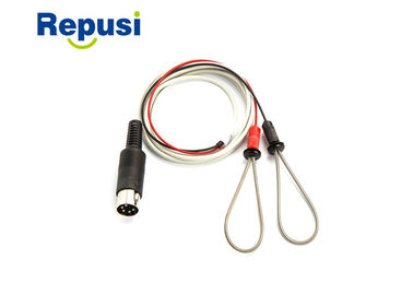 Wiederverwendbarer EMG Ring Electrodes Red And Black mit großem 5 Pin-LÄRM Runden-Standardverbindungsstück